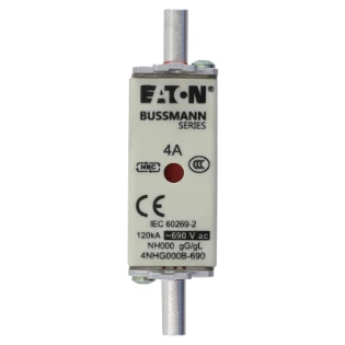 Eaton - Smeltpatroon (mes) - NH FUSE 4AMP 690V SIZE 000 GG MGL 4NHG000B-690 6412762
