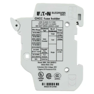 Eaton - Houder voor cilindrische zekering - 1Pole 30A 600V MFH For 10X38 Class CHCC1DU 6413970