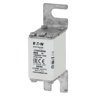Eaton - HRC zekering - FUSE 40A 1000V 00/80 AR 170M4806 6414720