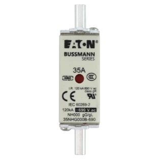 Eaton - Smeltpatroon (mes) - NH FUSE 35AMP 690V SIZE 000 GG MGL 35NHG000B-690 6418214