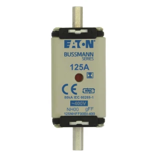 Eaton - Smeltpatroon (mes) - 125Amp 400V AC GFF 00 NH FUSE 125NHFF00BI-400 6419896