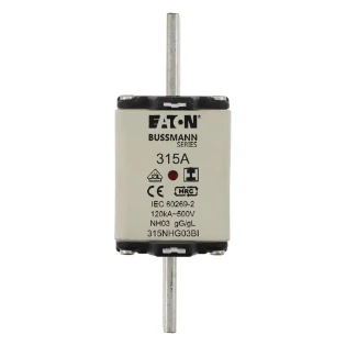 Eaton - Smeltpatroon (mes) - NH FUSE 315A 500V GL/GG SIZE 03 315NHG03BI 6422071