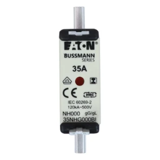 Eaton - Smeltpatroon (mes) - NH FUSE 35AMP 500V SIZE 000 GG IMGL 35NHG000BI 6422241