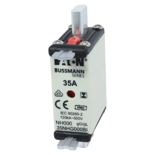 Eaton - Smeltpatroon (mes) - NH FUSE 35AMP 500V SIZE 000 GG IMGL 35NHG000BI 6422242