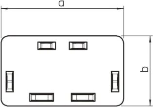 OBO - Eindschot leidingkanaal - WDK HE40040GR 6158773 6643219
