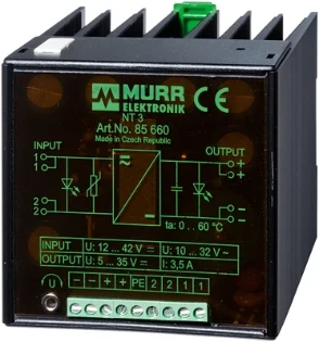 Murrelektronik - Gelijkstroomvoedingseenheid - NT 3 AC-DC/DC-CONVERTER, 85660 66663
