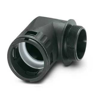 Phoenix Contact - Hulpstuk voor kunststof kabelbeschermslang - WP-GA HF IP69K M40 BK 3240915 6751506