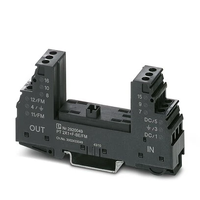 Phoenix Contact Overspanningsbeveiliging voor data en M&R PT 2X1+F-BE/FM 2920049 6757298