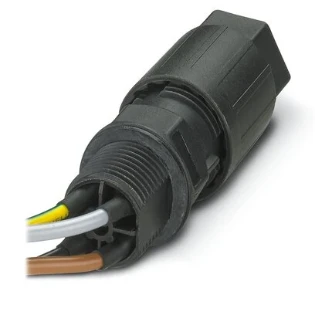 Phoenix Contact - Apparatuuraansluiting voor insteekbare gebouwinstallatie - QPD W 3PE1,5 8-13 M20 1,0 BK 1414679 6759281