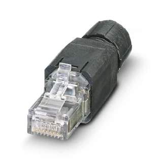 Phoenix Contact - Rechthoekige connector, set (industrieconnector) - VS-08-RJ45-5-Q/IP20 BK 1658008 6765348