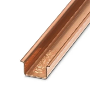 Phoenix Contact - Montagerail voor elektrische/industriële regelapparatuur - NS 35/15 CU UNPERF 2000MM-VPE 10 1201895 6770005