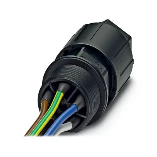 Phoenix Contact - Apparatuuraansluiting voor insteekbare gebouwinstallatie - QPD W 4PE1,5 5-10 M25 1,0 BK 1414731 6771594