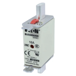 Eaton - Smeltpatroon (mes) - NH FUSE 16AMP 690V SIZE 000 GG MGL 16NHG000B-690 6838668