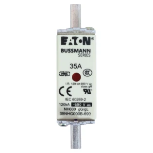 Eaton - Smeltpatroon (mes) - NH FUSE 35AMP 690V SIZE 000 GG MGL 35NHG000B-690 6839433