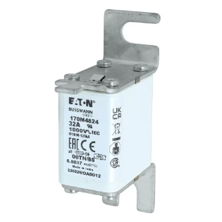 Eaton - HRC zekering - FUSE 32A 1000V 00TN/80 AR 170M4824 6840594