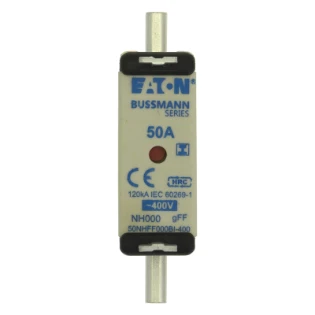Eaton - Smeltpatroon (mes) - EATON 50Amp 400V AC GFF 000 NH FUSE 50NHFF000BI-400 6842055