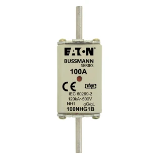Eaton - Smeltpatroon (mes) - NH FUSE 100AMP 500V gG SIZE 1 DUAL 100NHG1B 6842182