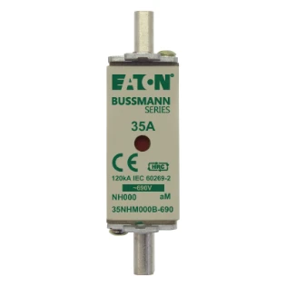 Eaton - Smeltpatroon (mes) - NH FUSE 35AMP 690V aM SIZE 000 35NHM000B-690 6842316