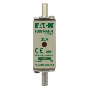 Eaton - Smeltpatroon (mes) - NH FUSE 35AMP 690V aM SIZE 000 35NHM000B-690 6843449