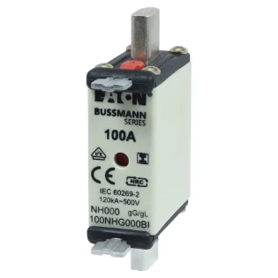 Eaton - Smeltpatroon (mes) - NH FUSE 100AMP 500V SIZE 000 GG IMG 100NHG000BI 6844178