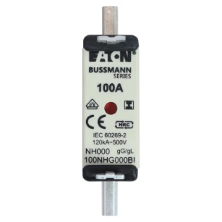 Eaton - Smeltpatroon (mes) - NH FUSE 100AMP 500V SIZE 000 GG IMG 100NHG000BI 6844186