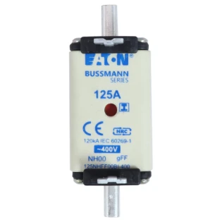 Eaton - Smeltpatroon (mes) - 125Amp 400V AC GFF 00 NH FUSE 125NHFF00BI-400 6844206