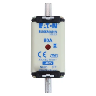 Eaton - Smeltpatroon (mes) - 80Amp 400V AC GFF 00 NH FUSE 80NHFF00BI-400 6844296