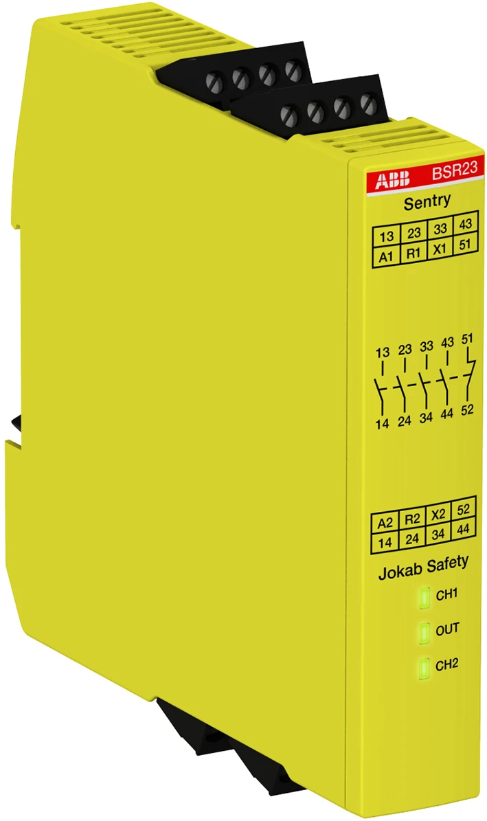 ABB Relais voor bewaking van veiligheidsstroomcircuits BSR23 2TLA010041R0600 686119