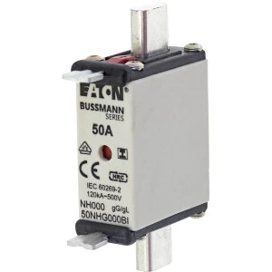 Eaton - Smeltpatroon (mes) - NH FUSE 50AMP 500V SIZE 000 GG IMGL 50NHG000BI 704599