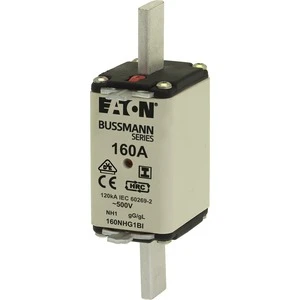 Eaton - Smeltpatroon (mes) - NH FUSE 160AMP 500V AC gG 1 DUAL IN 160NHG1BI 710893