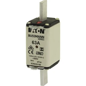 Eaton - Smeltpatroon (mes) - NH FUSE 63A 500V gG SIZE 1 63NHG1BI 712171