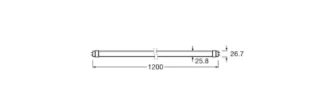 Ledvance - LED-lamp - LED TUBE T8 EM V 1200 mm 15W 840 4099854038167 7170407