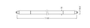 Ledvance - LED-lamp - LED TUBE T5 HF HE28 P 1149 mm 16W 8 4099854029325 7170479