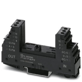 Phoenix Contact - Overspanningsbeveiliging voor data en M&R - PT 2X1+F-BE/FM 2920049 720965