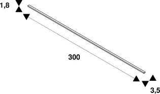 SLV - Spanningsrail - 1002151 1-F SPANNINGSRAIL 3M Z 1002151 7317256
