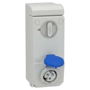 Schneider Electric - CEE-contactdoos uitschakelbaar, beveiligd (IEC 60309) - 83031 83031 7379430