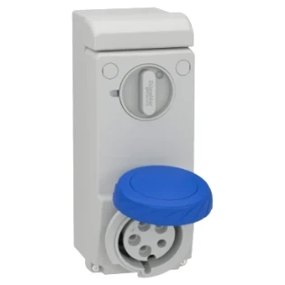 Schneider Electric - CEE-contactdoos uitschakelbaar, beveiligd (IEC 60309) - 83092 83092 7380320