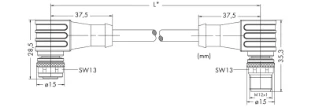 Wago - PLC verbindingskabel - 756-1306/060-200 756-1306/060-200 7499323