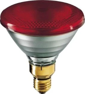 Philips - IR-lamp - PAR38 IR 175W E27 230V RED 1CT/12 8711500600530 831608