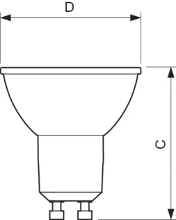 Philips - LED-lamp - LED spot GU10 8718696707630 833327