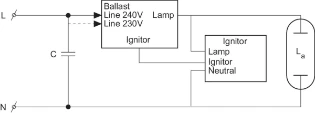 Philips - Starter verlichting - SKD 578-S 220-240V 50/60HZ 8711500881779 833356