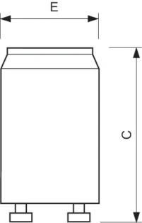 Philips - Starter verlichting - S2E 18-22W SER 220-240V BL/20X25CT 8711500764980 836631