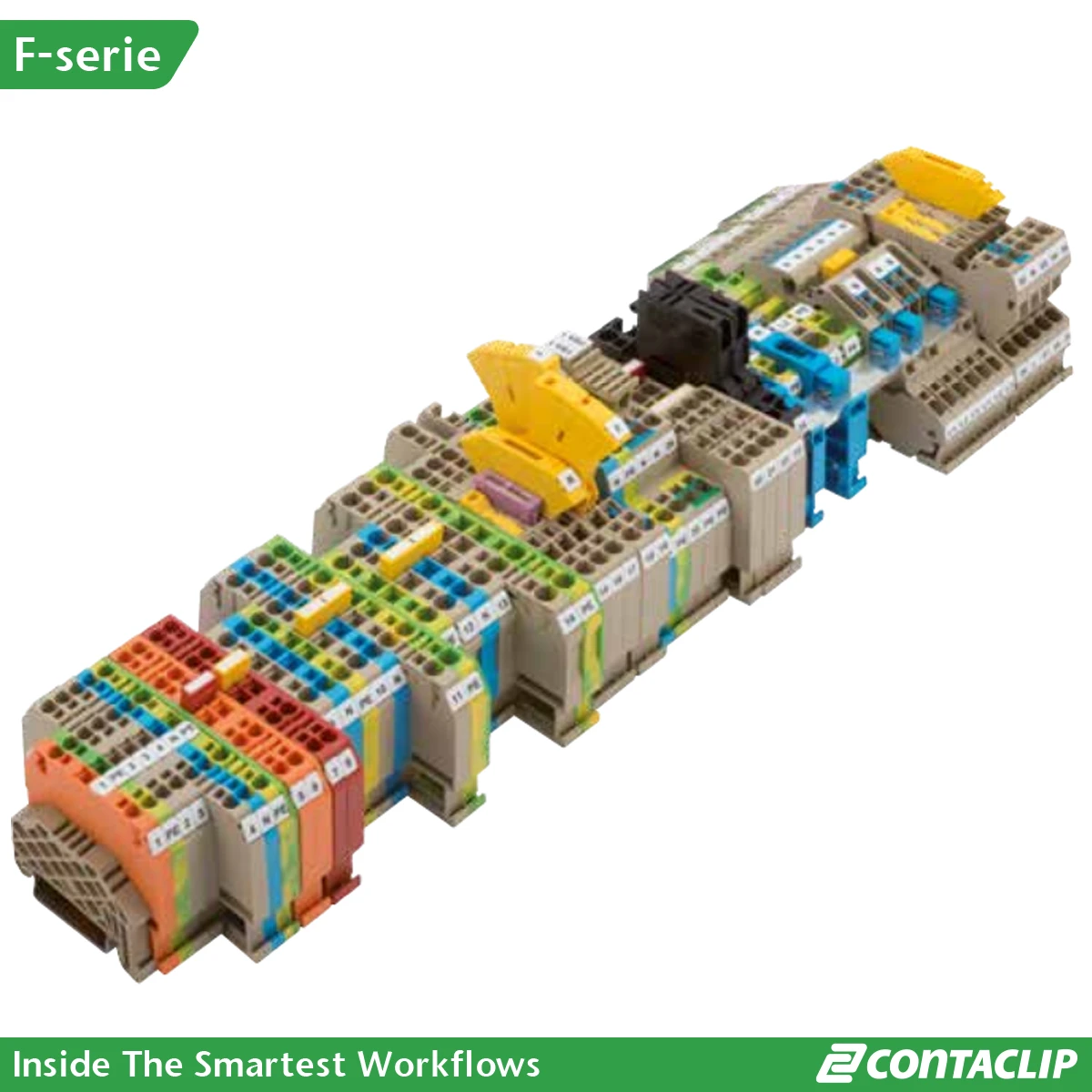 Conta-Clip Verbindingsrijgklem Push-in aansluiting 3210.2 874986
