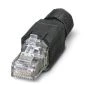 Phoenix Contact - Rechthoekige connector, set (industrieconnector) - VS-08-RJ45-5-Q/IP20 BK 1658008 888627