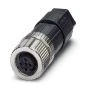 Phoenix Contact - Ronde connector, veldzijdig confectioneerbaar (industrieconnector) - SACC-M12FS-4PL M 1424655 888637