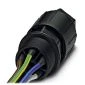 Phoenix Contact - Apparatuuraansluiting voor insteekbare gebouwinstallatie - QPD W 4PE1,5 5-10 M25 1,0 BK 1414731 889912