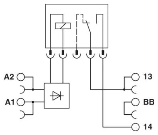 Phoenix Contact - Schakelrelais - PLC-RSC- 24DC/ 1/ACT 2966210 892884