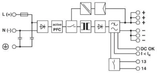 Phoenix Contact - Gelijkstroomvoedingseenheid - QUINT-PS/1AC/24DC/ 5 2866750 893609