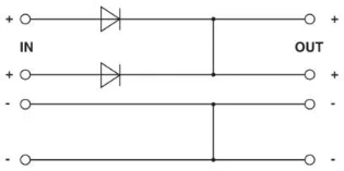 Phoenix Contact - Overspanningsbegrenzer - QUINT-DIODE/12-24DC/2X20/1X40 2320157 893632
