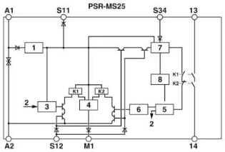 Phoenix Contact - Relais voor bewaking van veiligheidsstroomcircuits - PSR-MS25-1NO-1DO-24DC-SC 2904951 894204